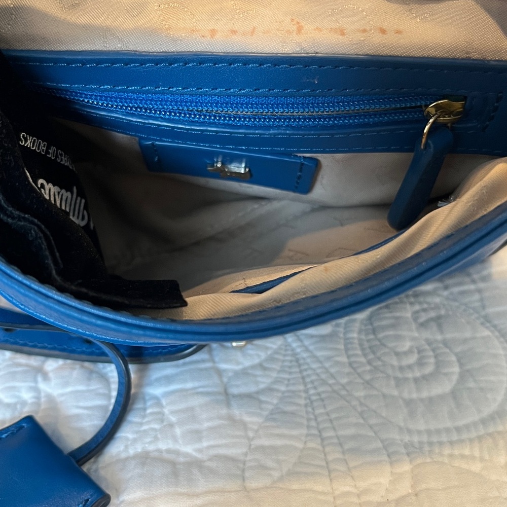 RADLEY LONDON Blue Croc-Embossed Crossbody Bag - Picture 7 of 10